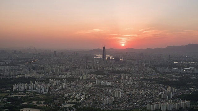 来自Jamsil的首尔城市景观视频素材