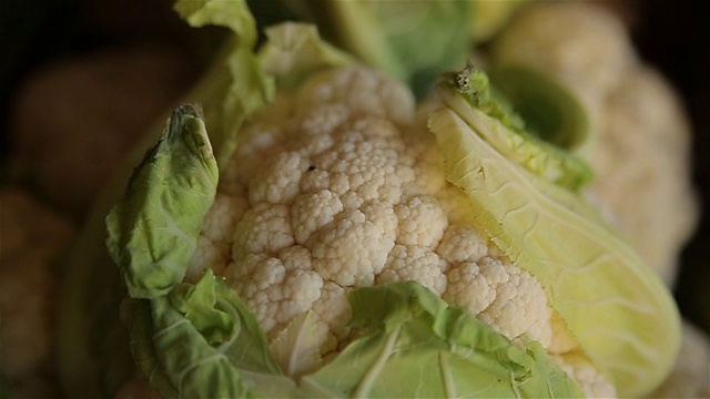 菜花市场上，关门大吉视频素材