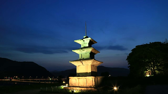 嘉文沙寺(韩国国宝112)视频素材