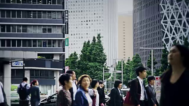 新宿街景视频素材