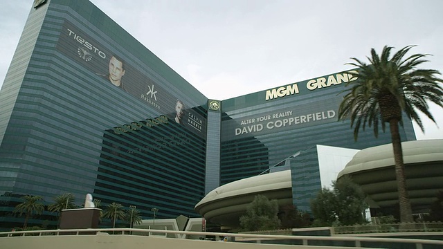 MS LA POV MGM Grand Casino / Las Vegas, Nevada, usa拍摄视频素材