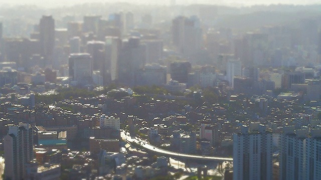 韩国首尔钟路市区的WS T/L景观视频素材