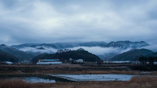 WS ZI T/L韩国江原道高城金不凌山口云景视频素材