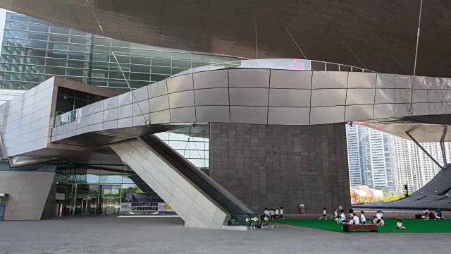 釜山电影中心观景(釜山国际电影节专用场地)视频素材