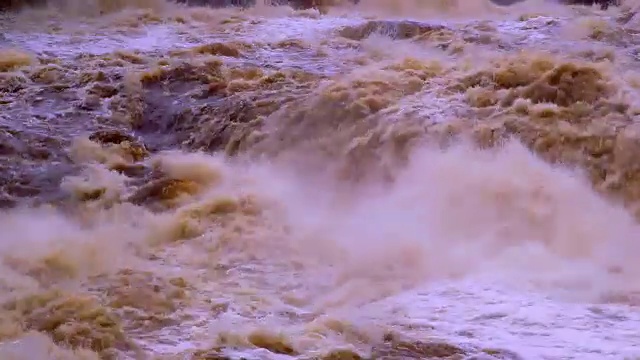 北约克郡的洪水视频素材