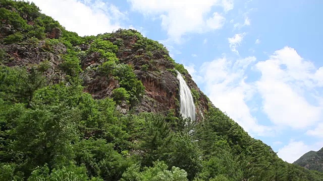 锦山瀑布景观视频素材