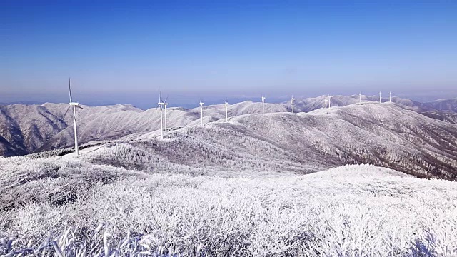 太极山雪景视频素材