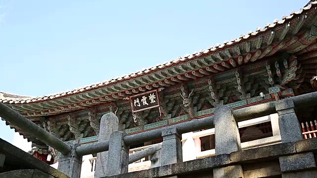 Bulguksa Temple(联合国教科文组织世界遗产)视频素材