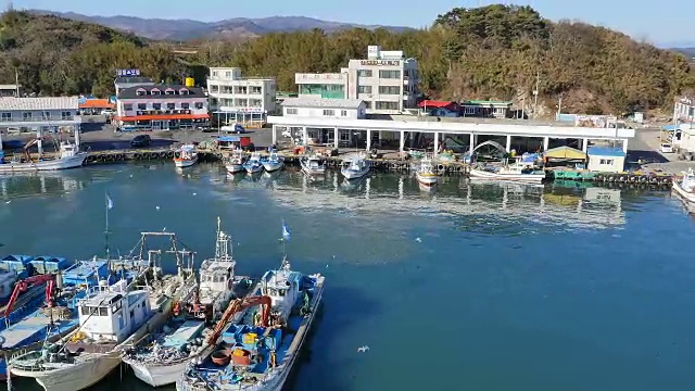 namahang港鸟瞰图视频素材