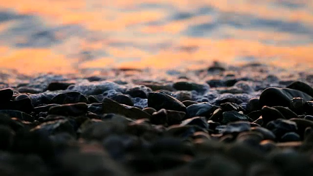 东渡岛的海浪视频素材