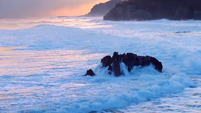 Chuam海滩的景色视频素材