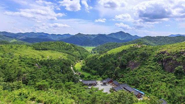 云芦寺景色视频素材