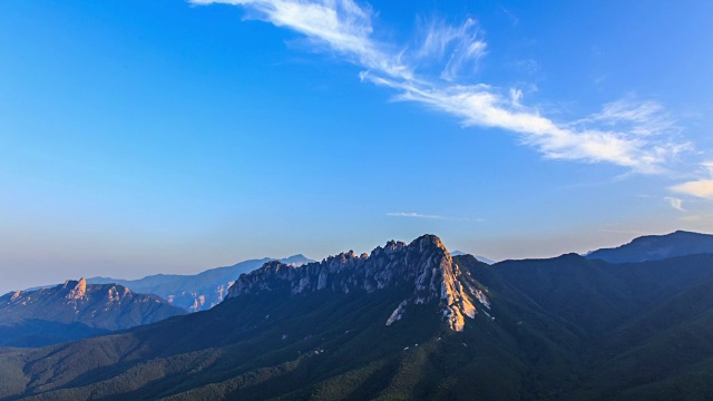 雪山国家山公园的乌尔山巴维岩视频素材