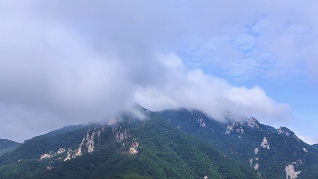 雪山国家山公园云海风光视频素材