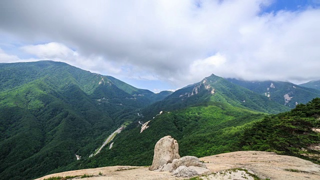 雪山国家山公园云海风光视频素材