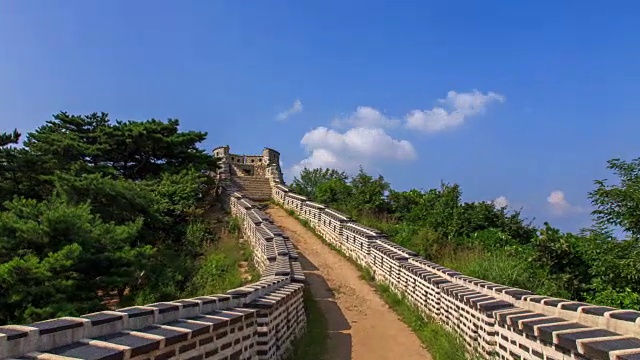 南山城楼风景(联合国教科文组织世界遗产)视频素材