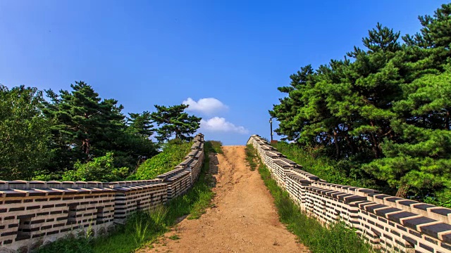 南山城楼风景(联合国教科文组织世界遗产)视频素材