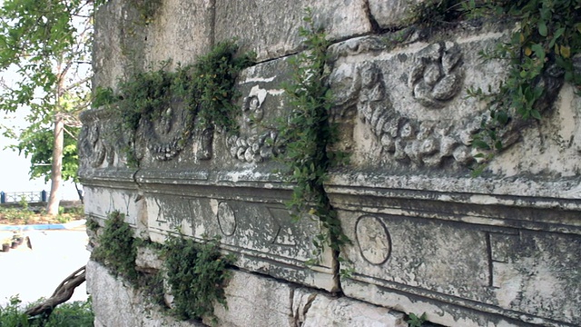 刻古代遗迹视频素材