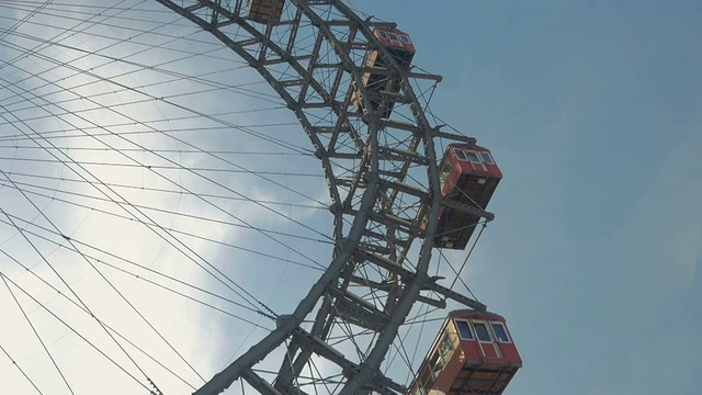 空谈者游乐场。摩天wheel.C /射击。一天的时间视频素材