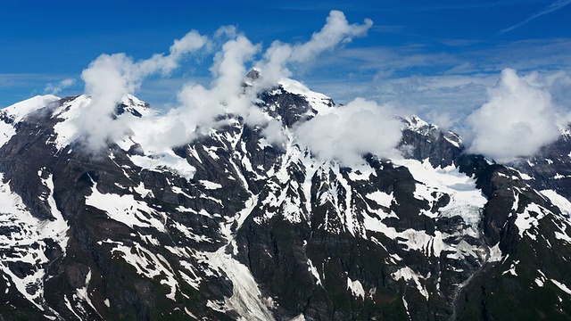 阿尔卑斯山山峰-时间流逝视频素材