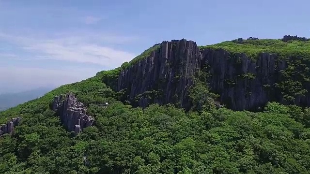 木登山岩树景(著名旅游景点)视频素材