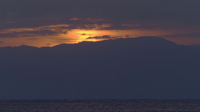 昭南海岸的夜晚视频素材