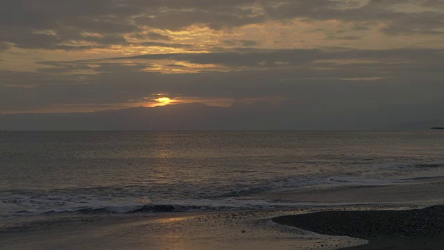 昭南海岸的夜晚视频素材