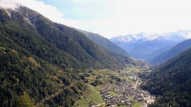 Peio Valley，特伦蒂诺上阿迪杰。视频素材