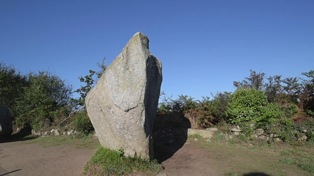 Carnac 的巨石竖石排列视频素材