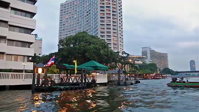 曼谷Chao Praya视频素材