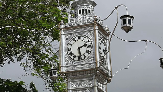 the Big Ben Clock / Mahe, Seychelles塞舌尔群岛视频下载