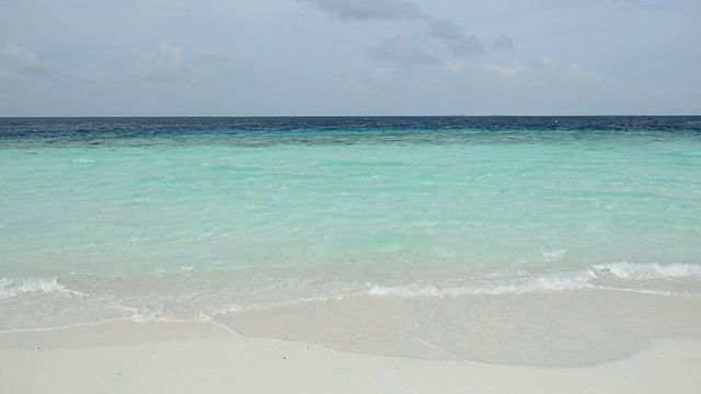 海洋景观/ Maafushi, Kaafu Atoll，马尔代夫视频素材