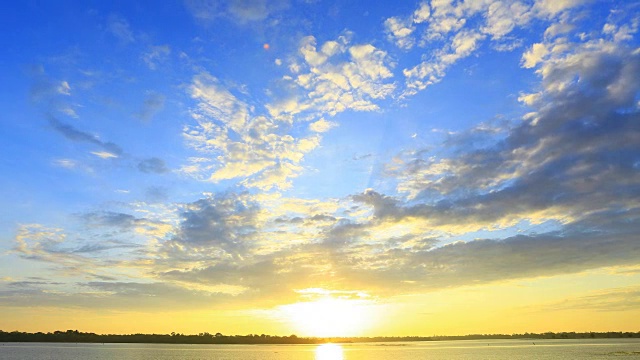 日出时间流逝视频素材