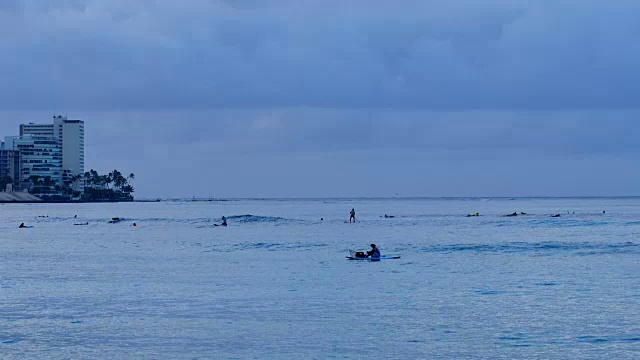 威基基海滩/火奴鲁鲁视频素材