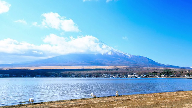 日本富士山视频素材