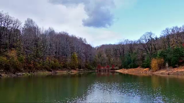 惊人的湖泊时间流逝与缩小视频下载