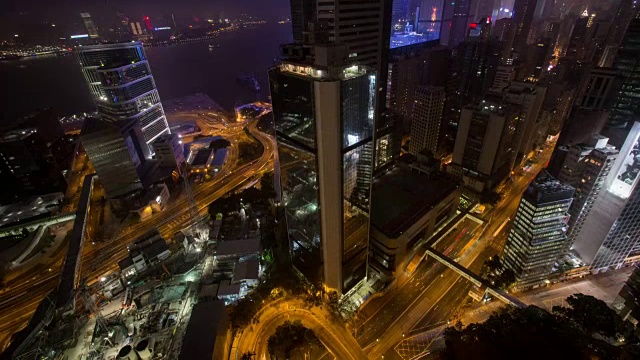 香港与摩天大楼的时间间隔视频下载