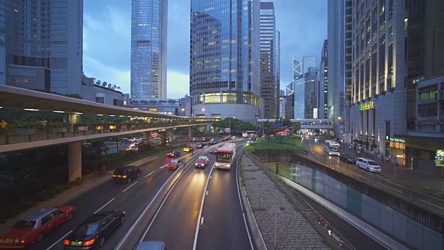 香港中央商务区视频素材