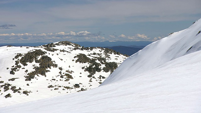 山/雪山WS视图，新南威尔士州，澳大利亚视频素材