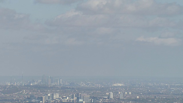 城市/伦敦鸟瞰图，英国视频素材