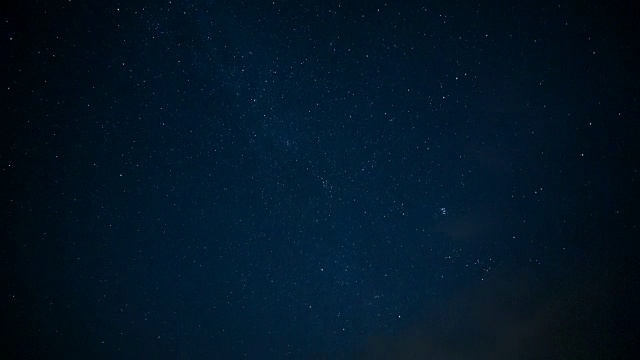 夜空中星星的视野视频素材