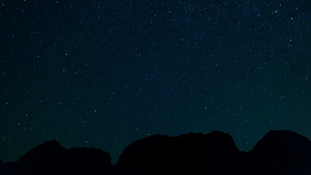 夜空中星星的视野视频素材