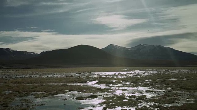 高原泻湖-阿塔卡马沙漠视频素材