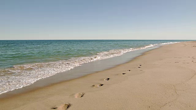 大海和海滩视频素材