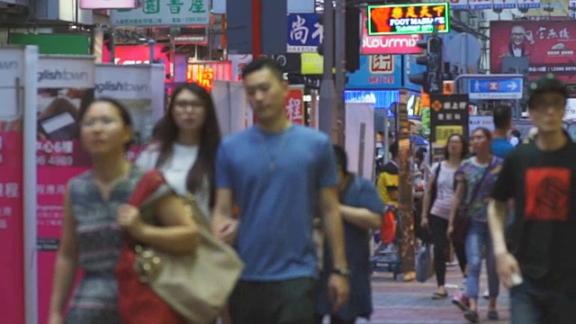 香港十字路口视频素材