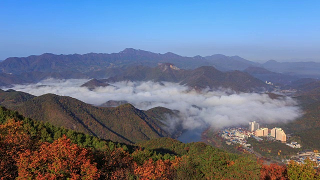 丹阳枪和南hangang河的全貌视频素材