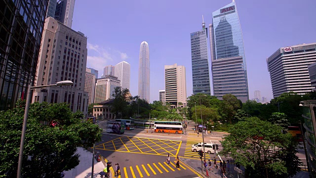 香港连接构筑物视频素材