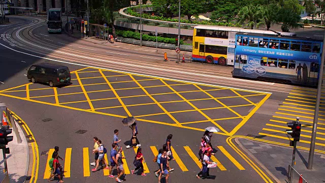 香港连接构筑物视频素材