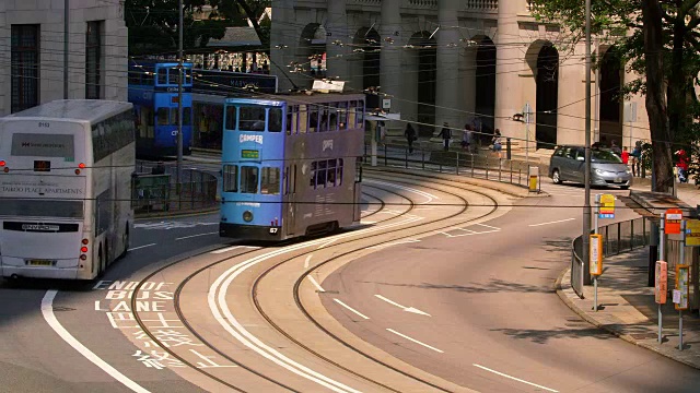 香港连接构筑物视频素材