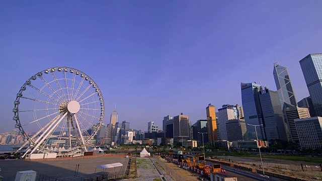 香港连接构筑物视频素材